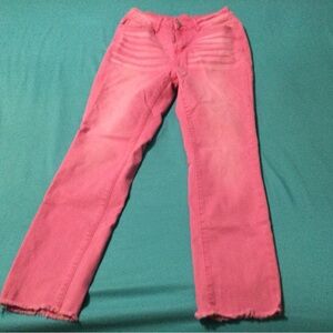 Vibrant Pink Straight Leg Women's Pants